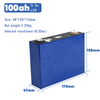  Ganfeng 3.2v 100Ah Lithium Iron Phosphate Lifepo4 Battery Cell