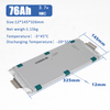 3.7V 76Ah E76 NCM Li Polymer Bateria E-Bike Lithium Ion Pouch Cell NMC Battery 