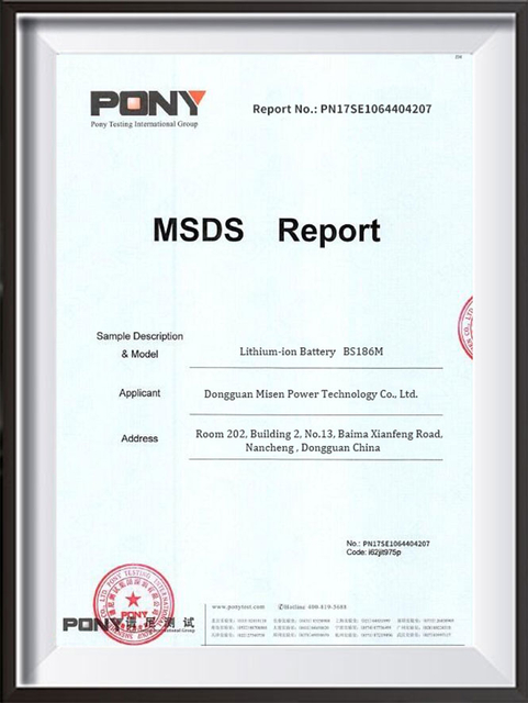 MSDS-Report