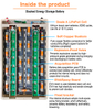 Stackable Solar Energy Home Storage 300Ah Bms 51.2V Lithium Ion 15kwh Lifepo4 Battery Pack