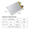 3.2v 16ah Rechargeable LFP Lithium Iron Phosphate Pouch Cell
