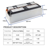 Misen Catl Ncm 14.8V 4S1P 195Ah Lithium Ion Nissan Leaf Electric Car Module Nmc Battery Pack