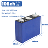  Svolt 3.2v 106Ah Lithium Iron Phosphate Lifepo4 Battery Cell