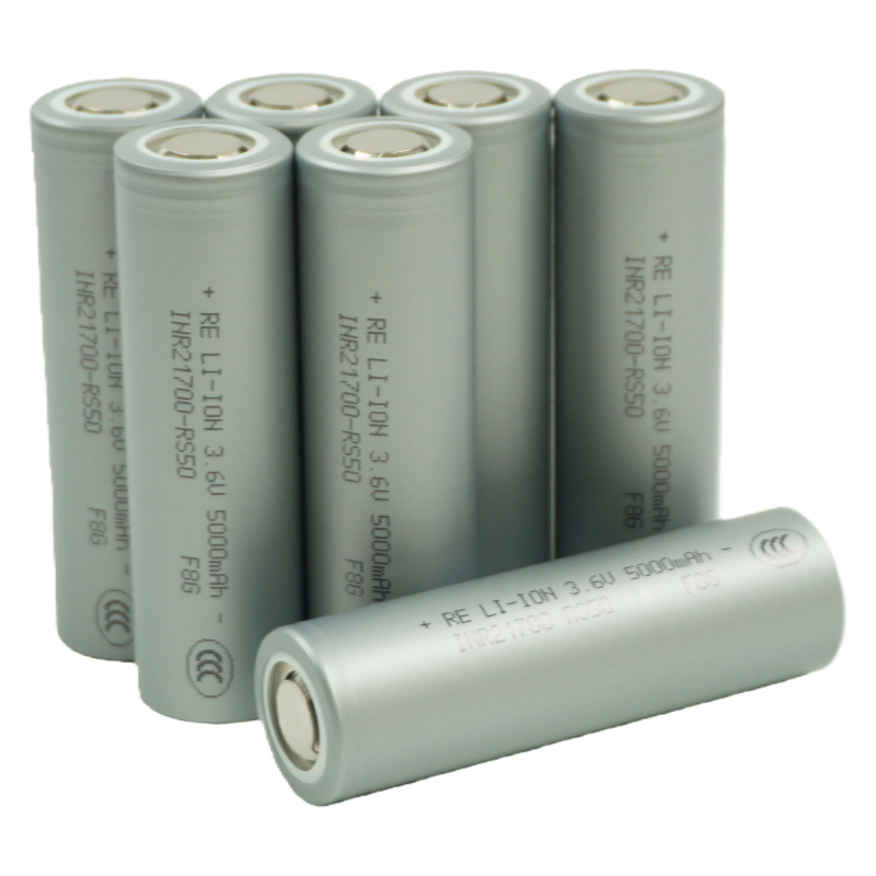 High Rate 70A INR21700 RS50 5000mAh Cylindrical 21700 Ebike Battery