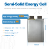 MISEN Semi-Solid Lithium Battery Pouch Cell 66Ah 67Ah High Energy Density Cell