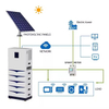 MPPT Controller Off On Grid Home Energy Storage 5kwh 25kwh High Voltage Lifepo4 Battery Pack 256V Rated Power 2000W Solar System 