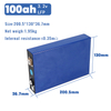  3.2v 100Ah Lithium Iron Phosphate Lifepo4 Battery Cell