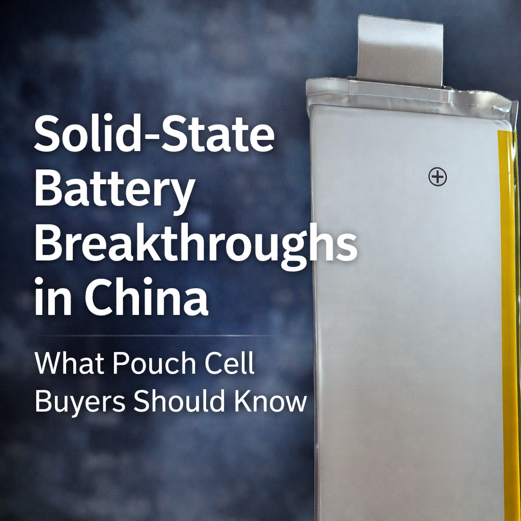 Solid-State Battery Breakthroughs in China: What Pouch Cell Buyers Should Know About EVE, Gotion, and CALB