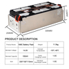 4S1P 14.8V 150Ah TAFEL NMC Module Lithium Ion Replacement Nissan Leaf Module Battery Pack 
