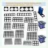 32650 32700 Battery Plastic Holder Separator Lifepo4 Lithium Ion Cell Bracket for 12v 24v 48v Battery Packs