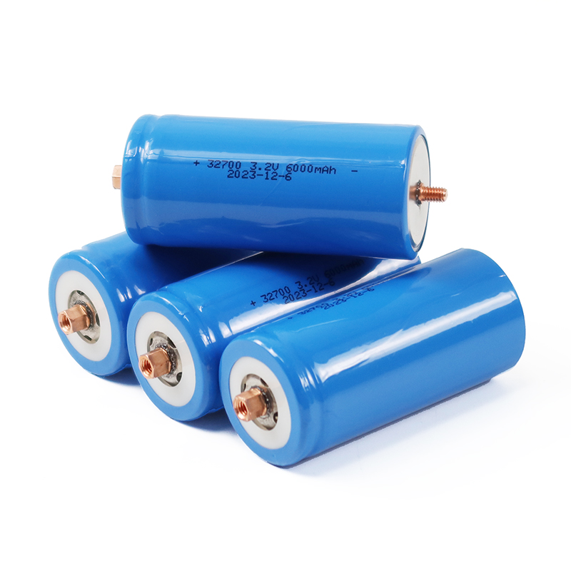 32700 3.2V 6000mAh LiFePO4 Cylindrical Battery Cell