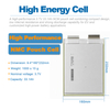 Misen P2.7S 3.7V 33.1Ah Rechargeable NCM Pouch Battery Cell