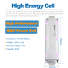 LG JP3 3.68V 62.4Ah Minimum Capacity NCM Lithium-ion Pouch Battery Cell