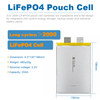 Misen 93130198-025Ah 3.2V 25Ah 25A Continuous Discharge Rechargeable LiFePO4 Pouch Battery Cell