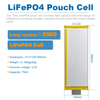 Misen 3.2V 75Ah 240Wh Rechargeable LiFePO4 Pouch Battery Cell