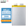 Misen 3.7V 30Ah 90A Continuous Discharge Rechargeable Lithium-Ion Pouch Battery Cell