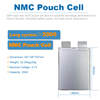 Misen 82136187 3.7V 20Ah+ 11.5C High-Rate NCM Lithium-Ion Pouch Battery Cell