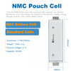 SK P489 3.7V 48.9Ah NCM Rechargeable Lithium-ion Pouch Battery Cell