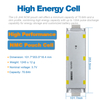 LG JH4 3.7V 70.6Ah 72.5Ah Minimum Capacity NCM Lithium-ion Pouch Battery Cell