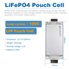 PF25N 25N 3.2V 25Ah 75A Continuous Discharge LiFePO4 Pouch Battery Cell