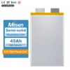 3.7V 45Ah 135A Continuous Discharge Semi-Solid NCM Pouch Battery Cell