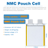 Misen 95110130 3.7V 13Ah+ 11.5C High-Rate NCM Lithium-Ion Pouch Battery Cell