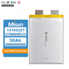 Misen 13162227 3.2V 50Ah Rechargeable LiFePO4 Pouch Battery Cell