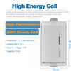 Misen LQ1729-A2 3.73V 41.4Ah E41 Rechargeable Lithium-ion Pouch Battery Cell