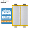 Misen 3.2V 53.5Ah Rechargeable LiFePO4 Pouch Battery Cell
