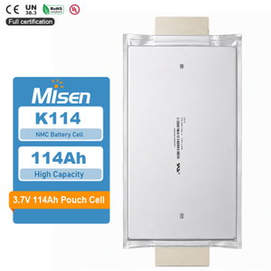 Misen K114 3.68V 114Ah 228A Rechargeable NCM Lithium-ion Polymer Pouch Battery Cell