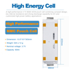 LG N2.1 3.7V 60Ah Rechargeable NCM Pouch Battery Cell