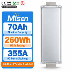 JH6 70Ah 3.7V NCM Pouch Cell – 260Wh Lithium-Ion Battery