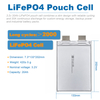 Misen 78133202-020Ah 3.2V 20Ah 20A Continuous Discharge Rechargeable LiFePO4 Pouch Battery Cell