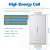 Misen K114 3.68V 114Ah 228A Rechargeable NCM Lithium-ion Polymer Pouch Battery Cell