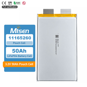 11165260 3.2V 50Ah 1C Continuous Discharge Rechargeable LiFePO4 Pouch Battery Cell