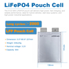 A123 Systems AHP8AU1 3.3V 8Ah 3.2V High-Power Rechargeable LiFePO4 Pouch Battery Cell