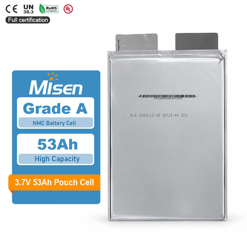 Farasis P53B 3.71V 55.9Ah 207Wh 3.7V 53Ah High-Energy Rechargeable Lithium-Ion Pouch Cell