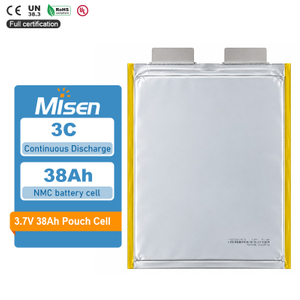 Misen 38Ah 3.7V NCM Lithium-ion Pouch Battery Cell