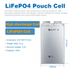 Misen 98156271 3.2V 45Ah LiFePO4 Litium Yster Fosfaat Sakkie Battery Sel