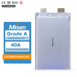 GBT TLP12F2A8-20Ah 3.2V 20Ah 40A Lithium-Ion Polymer Pouch Cell