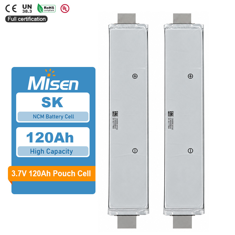 SK 3.7V 120Ah NCM Rechargeable Lithium-ion Pouch Battery Cell