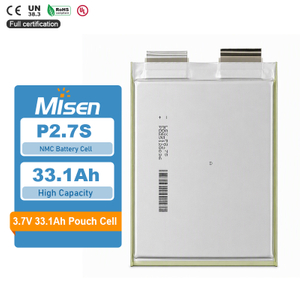 Misen P2.7S 3.7V 33.1Ah Rechargeable NCM Pouch Battery Cell